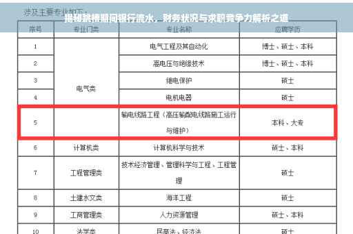揭秘跳槽期间银行流水，财务状况与求职竞争力解析之道