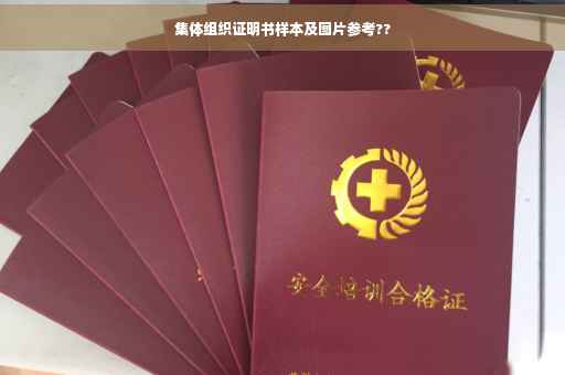 集体组织证明书样本及图片参考??