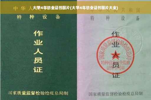 大学4年毕业证书图片(大学4年毕业证书图片大全)