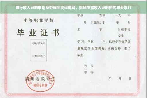 建行收入证明申请及办理全流程详解，揭秘所需收入证明格式与要求??