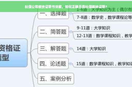社保公司缴纳证明书详解，如何正确开具社保缴纳证明？