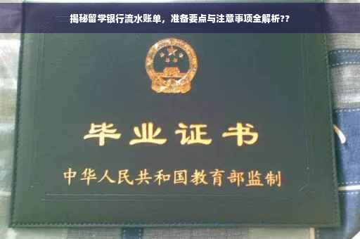 揭秘留学银行流水账单，准备要点与注意事项全解析??