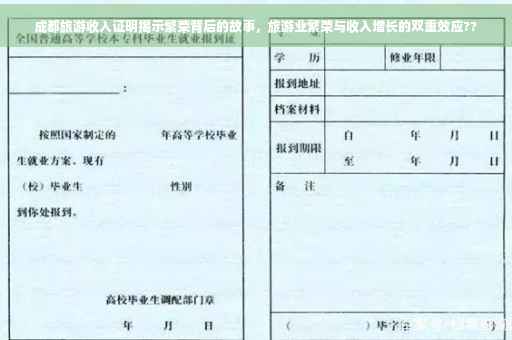 成都旅游收入证明揭示繁荣背后的故事，旅游业繁荣与收入增长的双重效应??