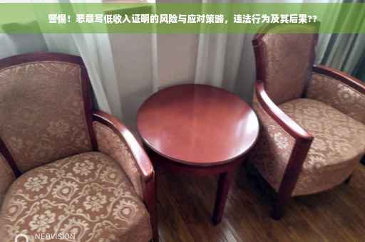 警惕！恶意写低收入证明的风险与应对策略，违法行为及其后果??