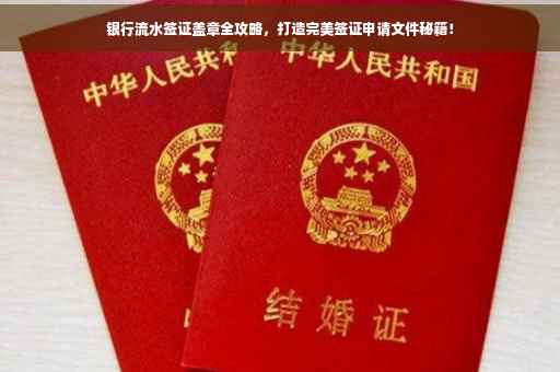 银行流水签证盖章全攻略，打造完美签证申请文件秘籍！