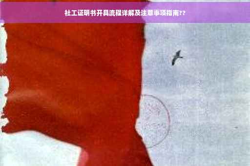 社工证明书开具流程详解及注意事项指南??