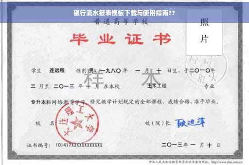银行流水报表模板下载与使用指南??