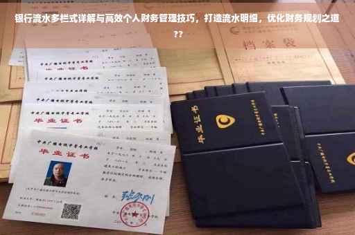 银行流水多栏式详解与高效个人财务管理技巧，打造流水明细，优化财务规划之道 ??
