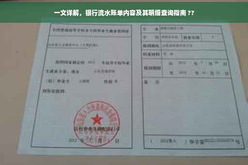 一文详解，银行流水账单内容及其明细查询指南 ??