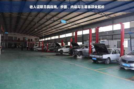 收入证明开具指南，步骤、内容与注意事项全解析