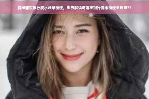 揭秘浦东银行流水账单模板，细节解读与浦发银行流水模板全攻略??