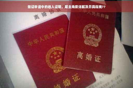 签证申请中的收入证明，雇主角度详解及开具指南??