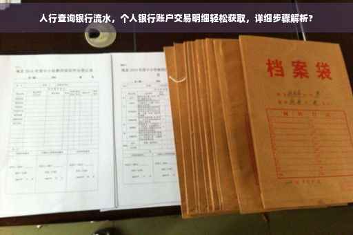 人行查询银行流水，个人银行账户交易明细轻松获取，详细步骤解析?