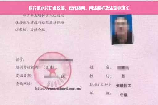 银行流水打印全攻略，操作指南、用途解析及注意事项?✨