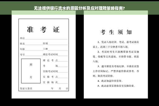 无法提供银行流水的原因分析及应对理赔策略指南?