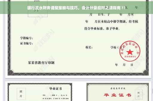 银行流水财务调整策略与技巧，会计分录应对之道指南 ??