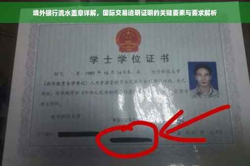 境外银行流水盖章详解，国际交易透明证明的关键要素与要求解析