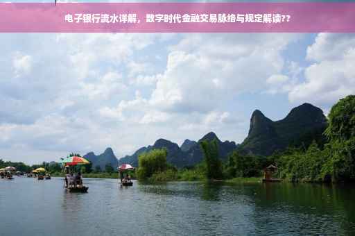 电子银行流水详解，数字时代金融交易脉络与规定解读??