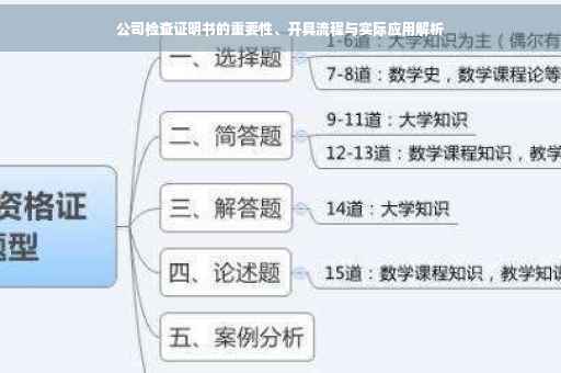 公司检查证明书的重要性、开具流程与实际应用解析