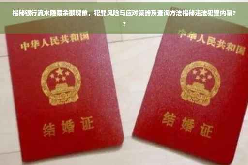 揭秘银行流水隐藏余额现象，犯罪风险与应对策略及查询方法揭秘违法犯罪内幕??