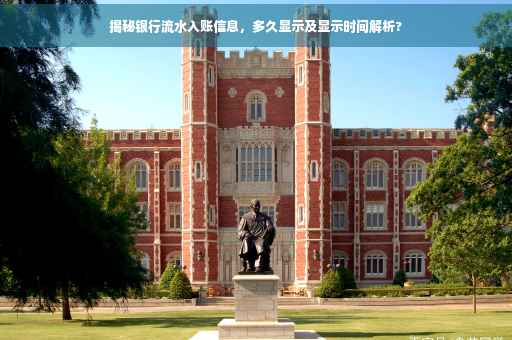 揭秘银行流水入账信息，多久显示及显示时间解析?