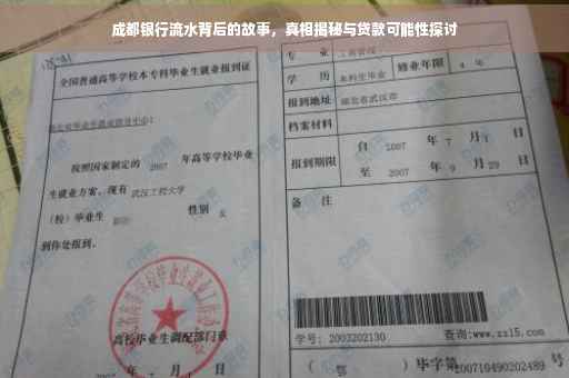 成都银行流水背后的故事，真相揭秘与贷款可能性探讨