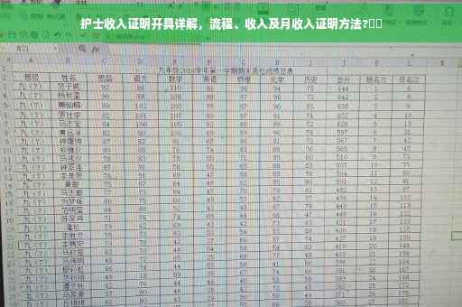 护士收入证明开具详解，流程、收入及月收入证明方法?⚡️