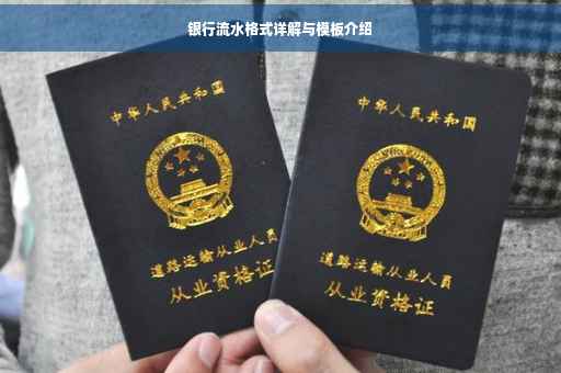银行流水格式详解与模板介绍