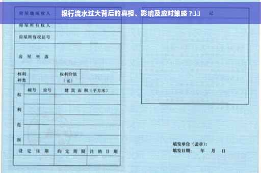银行流水过大背后的真相、影响及应对策略 ?⚡️