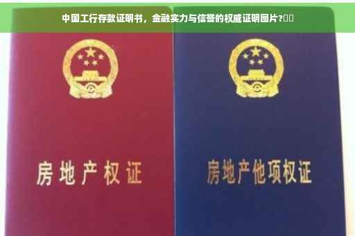 中国工行存款证明书，金融实力与信誉的权威证明图片?⚡️