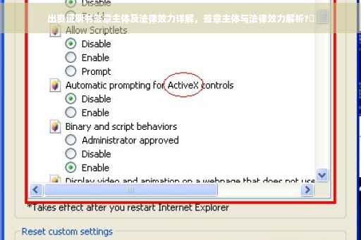 出资证明书签章主体及法律效力详解，签章主体与法律效力解析?✨