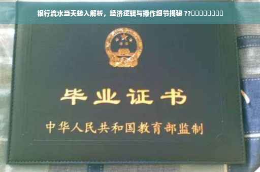 银行流水当天转入解析，经济逻辑与操作细节揭秘 ??​​​​​​​​