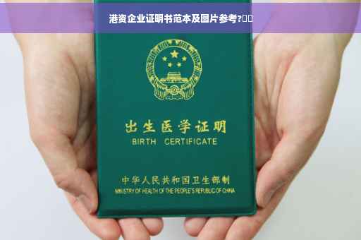 港资企业证明书范本及图片参考?⚡️