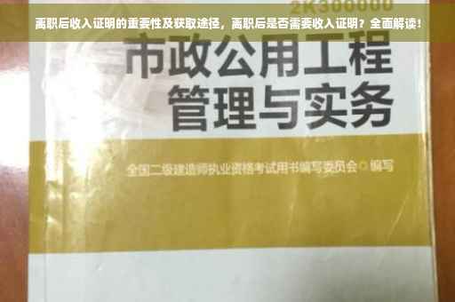 离职后收入证明的重要性及获取途径，离职后是否需要收入证明？全面解读！