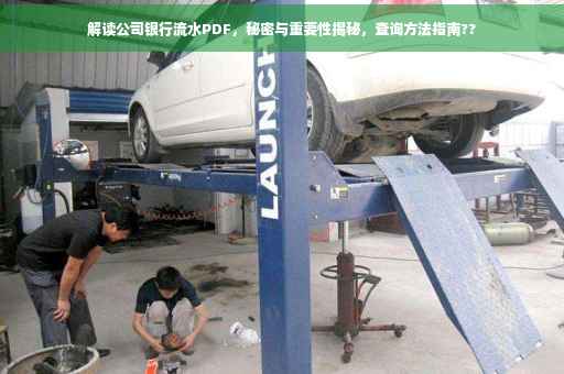 解读公司银行流水PDF，秘密与重要性揭秘，查询方法指南??