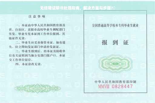 无结婚证明书处理指南，解决方案与步骤?✨