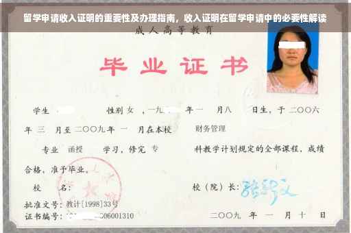 留学申请收入证明的重要性及办理指南，收入证明在留学申请中的必要性解读