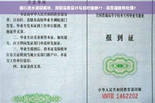 银行流水退回解析，原因深度探讨与应对策略?? - 是否需做账处理？