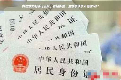 办理意大利银行流水，详细步骤、注意事项及所需时间??