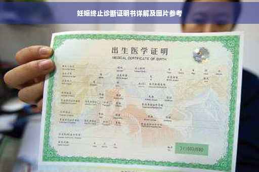 妊娠终止诊断证明书详解及图片参考