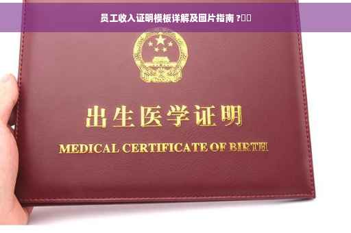 员工收入证明模板详解及图片指南 ?⚡️