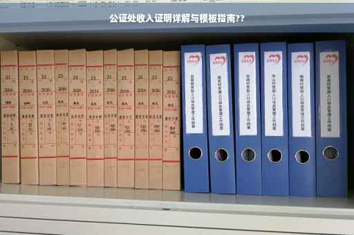 公证处收入证明详解与模板指南??