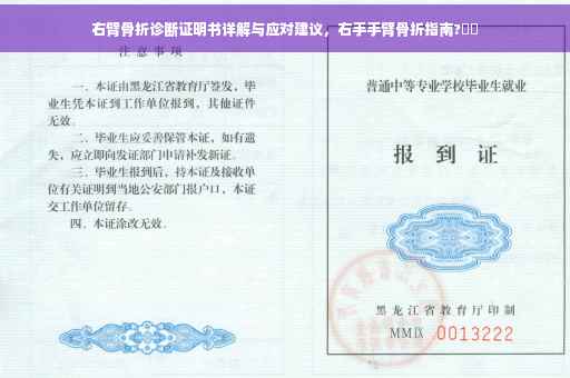 右臂骨折诊断证明书详解与应对建议，右手手臂骨折指南?⚡️