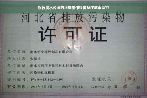 银行流水公函的正确操作指南及注意事项??