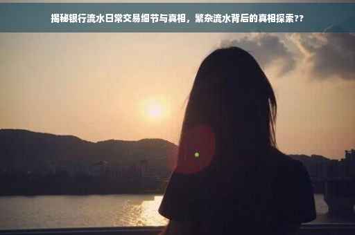 揭秘银行流水日常交易细节与真相，繁杂流水背后的真相探索??