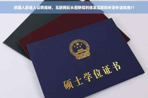 阿里入职收入证明揭秘，互联网巨头薪酬福利体系深度剖析及申请指南??