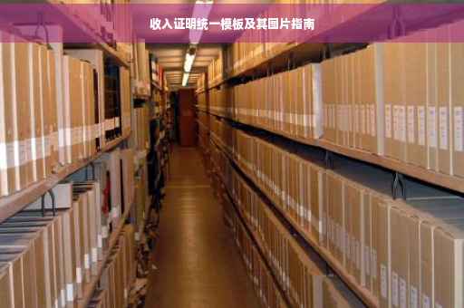 收入证明统一模板及其图片指南