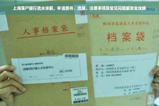 上海落户银行流水详解，申请条件、流程、注意事项及常见问题解答全攻略