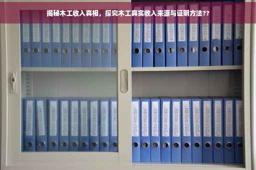揭秘木工收入真相，探究木工真实收入来源与证明方法??