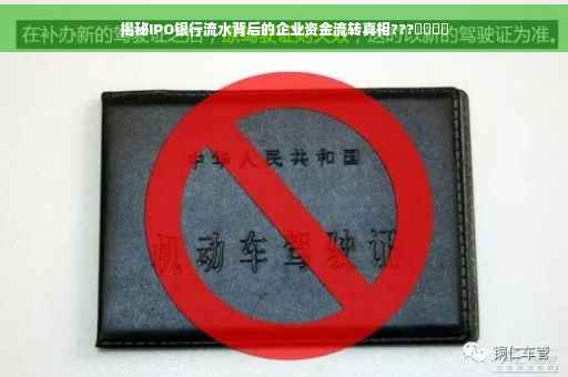 揭秘IPO银行流水背后的企业资金流转真相???​​​​